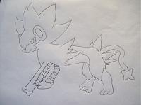 Luxray (free-hand look draw).JPG