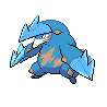 Excadrill Recoloured as Omanyte + Hitmonlee.PNG
