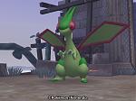 Flygon with his giant eyes.