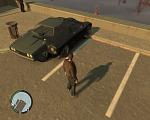 A Stallion spawned in place of my parked Infernus. Half old-school muscle, half exotic sports car, all WTF. GTA IV.