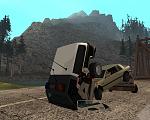 Another car stuck in the ground. GTA San Andreas