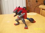 The unpackaged version of the Zoroark Pose Figure.