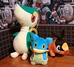 Tsutaaja, Pokabu, and Shellos (East Sea) plushies! ^w^