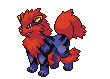 Recolor Arcanine as Garchomp