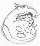 A quick sketch of Quil and Corona watching something of no particular interest to us.