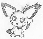 If Pichus could have ponytails, this is what they might look like.