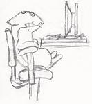 You know that moment when you're in a new place, and you're at the very edge cubicle where everyone can see you as they walk by, but you have nothing to do because you've only been working there for a few days and it looks like you're doing nothing because you are because you can't do anything yet? Yeah. That happened.