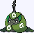 Wormaloon, a Wormadam X Swadloon fusion made by the talented ShinyCrobat42!