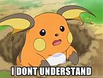 Raichu dislikes your opinions