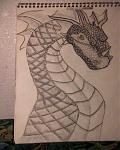 DragonHead-My 3rd favorite Drawing I have done