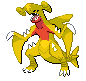 Gold Garchomp Sprite