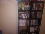 My game collection to the left.