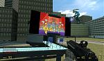 Garry's Mod watching some Youtube on the big screen!