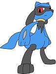 Here's a colored riolu picture!