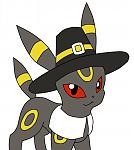 Thanksgiving's coming up, so here's a pilgrim umbreon for you all to adore!