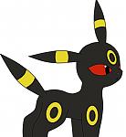 This is an umbreon. They are very cute and cuddly.