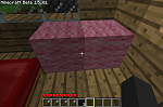 Pink wool from a pink sheep.