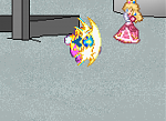 Wario bashes princess peach.