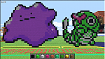 Ditto and Caterpie! Two simple ones, but they turned out well enough.