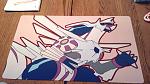 Palkia/Dialga fusion custom playmat.