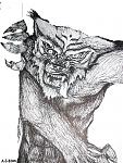 werecat by Disturbed Blue Wolf