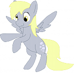 Derpy! First attempt at drawing in quite a while, with a mouse no less. Didn't come out terrible.