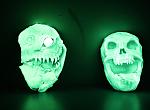 Glowing Disaster and Licker Sculptures by Morphine