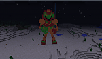 Samus Aran from Metroid
Done in Creative Mode on Beta 1.8.1