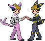 Espeon and Umbreon Twins Gijinka