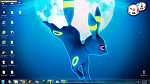 My Desktop Wallpaper as of 5/3/11. Umbreon is just doing his thing of being awesome. :]