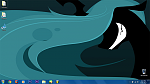 My desktop as of 8/31/2012.  I should get moar icons or at least a widget perhaps. Oh well, I love Chrysalis~