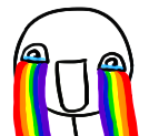 I craaaaai happy tearz of rainbowz~