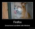 demotivation.us Firefox Encountered a problem with Windows