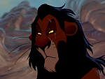 Scar about to kill Mufasa