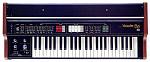Favorite machine #7: Roland VP-330 Vocoder Plus (1979). It's a string ensemble synthesizer. It's a vocoder, which can make your voice sound almost robotic. Actually, it's both of these. The effect you're thinking of, that Kanye West and T-Pain use, is called auto-tune, which digitally corrects the pitch of the human voice. Vocoders, on the other hand, shape loudness and timbre around the signals of any audio device that's plugged into it, whether it's a microphone, an electric guitar, or even a LinnDrum. Among other songs, the Roland VP-330 can be heard in "Technopolis" and "Absolute Ego Dance" by Yellow Magic Orchestra (YMO), and "Mr. Roboto" by Styx.