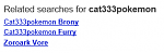 Related searches for "cat333pokemon"

I swear they get weirder every time I look.