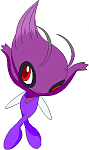 Dark Celebi. From the viewer's perspective, the right eye really was a pain, even if there was less to work with. That's why it looks a bit weird.