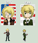 Axis Powers Hetalia   England and America   Pokemon Trainers