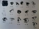 My manga eye examples. :3