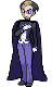 Castle Valet Darach's cape. A little sprite mod that I made for fun, all while familiarizing myself with a Mac OS X pixel art program called Pixen.