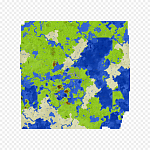 After what happened to the server's MC world, I thought about maybe reupping the first server world [thanks KYA for making me miss my old house]. After doing research, I found that keeping the inner four regions of the first world would work best, allowing strongholds to spawn properly. This is the basic result [first world was generated using 1.8, surrounding land using 1.0.0, earliest one with strongholds that have End Portals]. The result isn't that bad actually. I was surprised at how much of the land merged seamlessly.