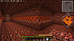 Something I'm working on in the Nether. I'm converting a stronghold into a multi-level building [Gonna leave the actual floors untouched] and this is a floor just below the lava ocean.