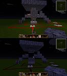 After lots of testing and work, this is my simplified design for the infamous hidden door. It simply pulls the blocks back, then down.