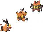 Tepig Pignite Emboar