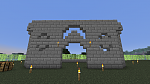 A work in progress of my castle entrance. So far I like the way this looks.