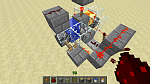 An angle showing the redstone update detector.