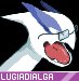 Say ello' to LugiaDialga in 16 - bit pixel form! :3
