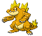 A yellow feraligatr.