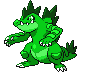 A green feraligatr. Not much more to say. :/