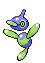 Blue and green Porygon-Z.